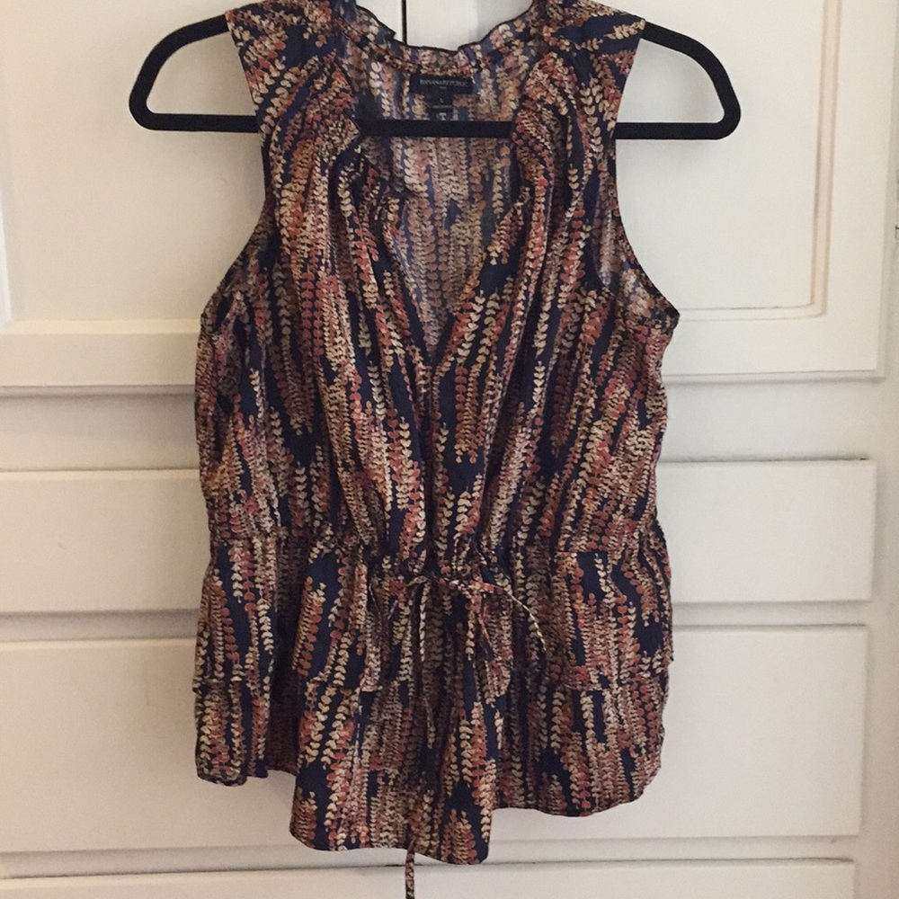 Banana republic sleeveless blouse